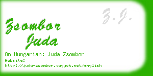 zsombor juda business card